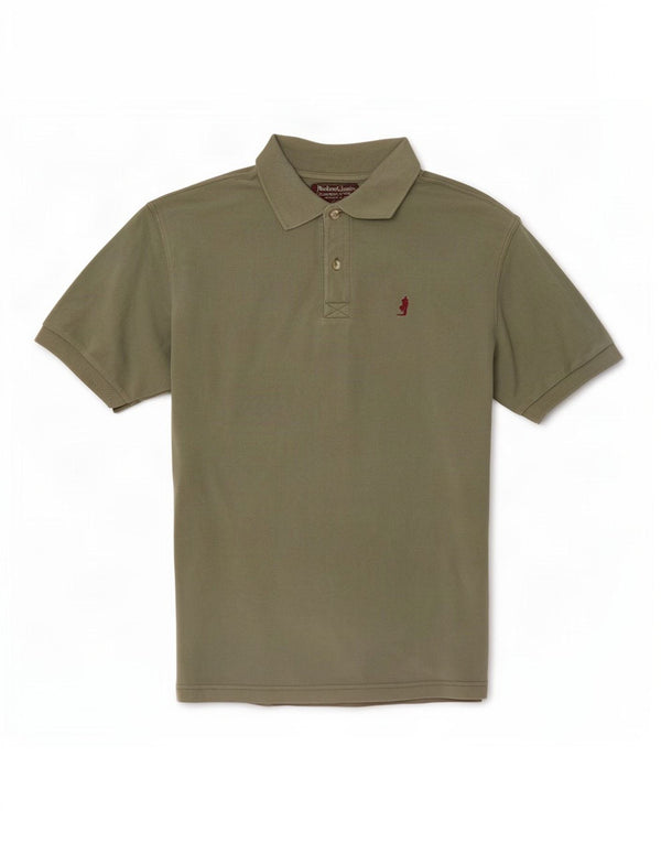 Marlboro Classics Mens Polo Shirt Medium Khaki Cotton