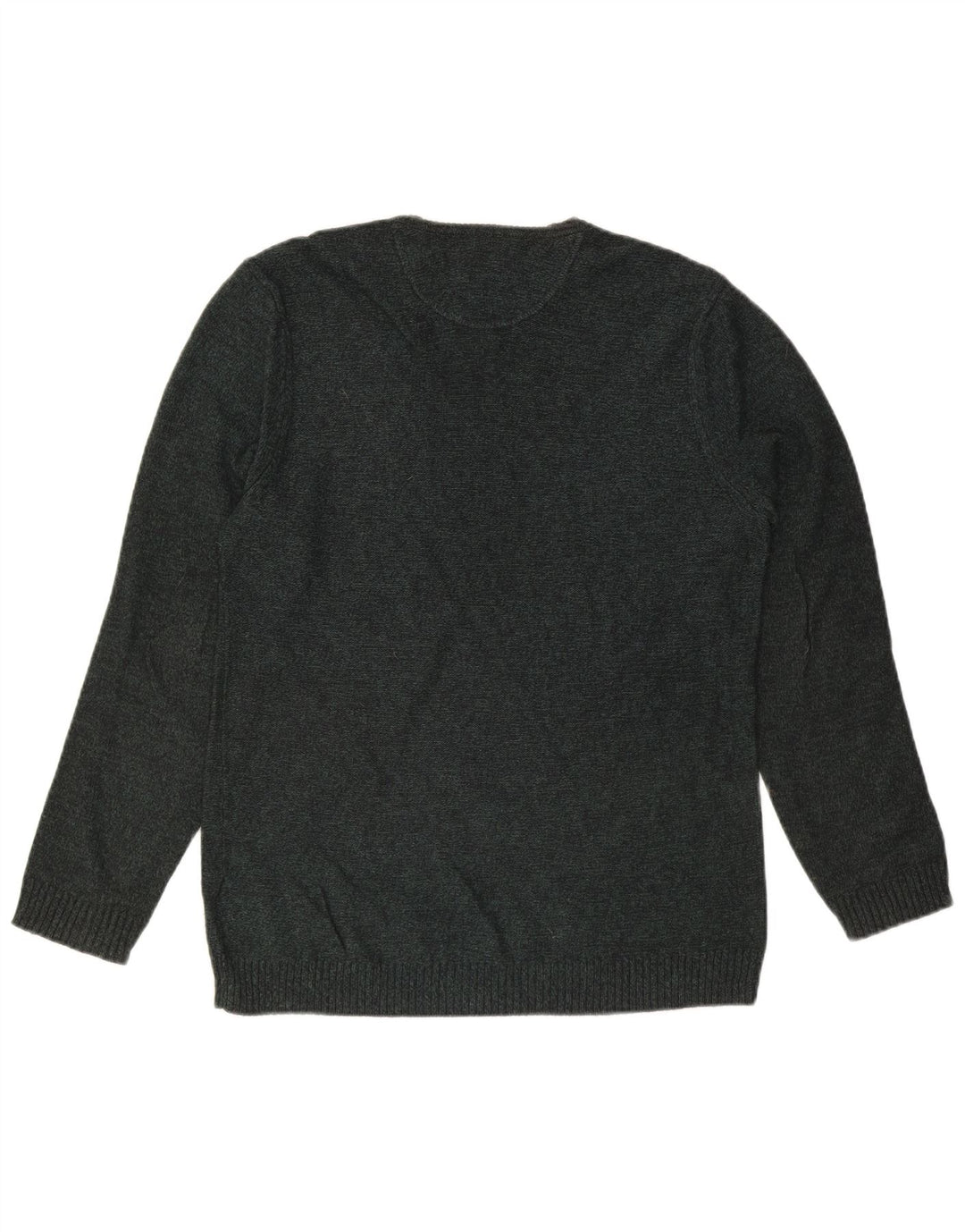 WHITE STUFF Mens V-Neck Jumper Sweater Small Green Cotton