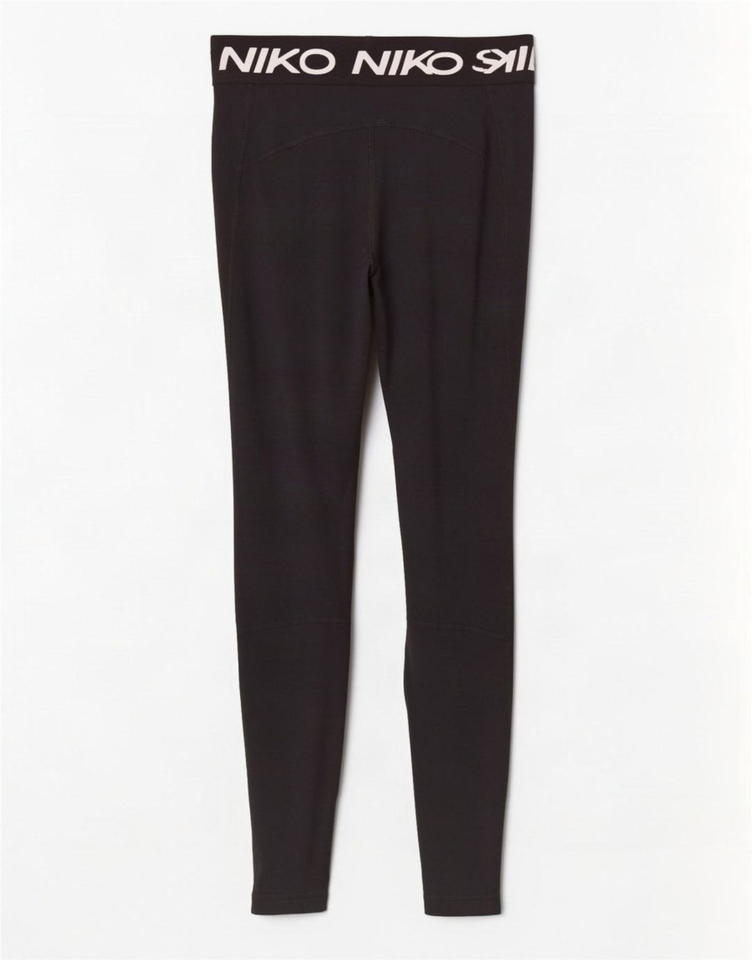 Nike Dame Dri Fit Grafiske Leggings UK 8 Small Black Polyester