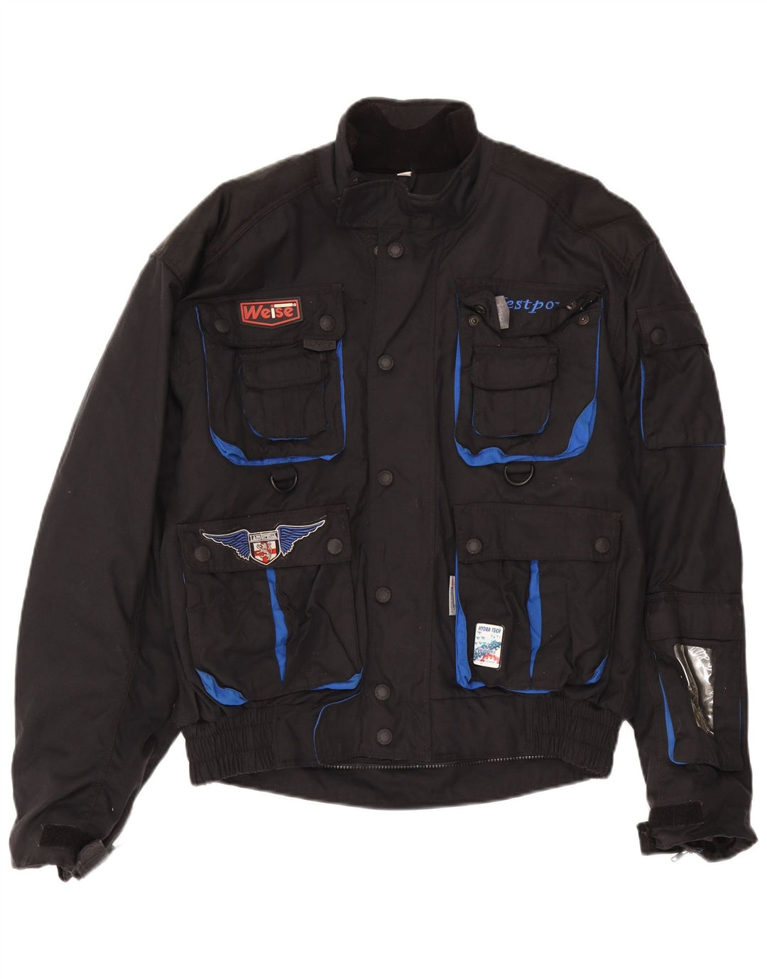 Weise Mens Racer Jacket UK 40 Large Black Polyamide
