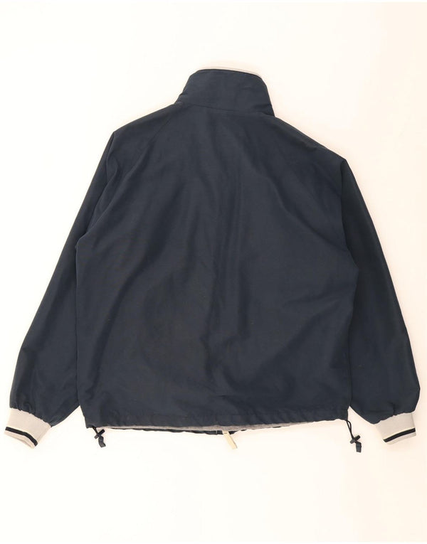 North Sails Herren Bomberjacke UK 38 Medium Navy Blue Colourblock Cotton
