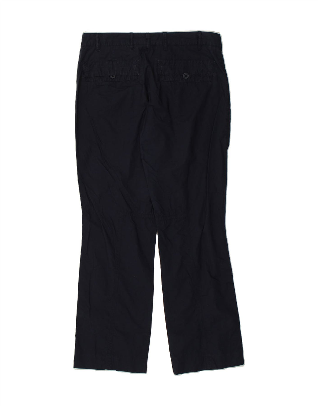 BENETTON Womens Straight Casual Trousers W32 L30 Navy Blue | Vintage Benetton | Thrift | Second-Hand Benetton | Used Clothing | Messina Hembry 