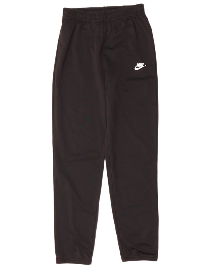 Nike Boys Tracksuit Trousers 13-14 Years XL Black Polyester