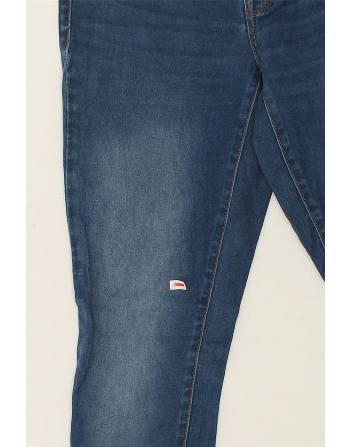 MOSSIMO Womens Jegging Jeans UK 6 XS W24 L28 Navy Blue Cotton | Vintage Mossimo | Thrift | Second-Hand Mossimo | Used Clothing | Messina Hembry 