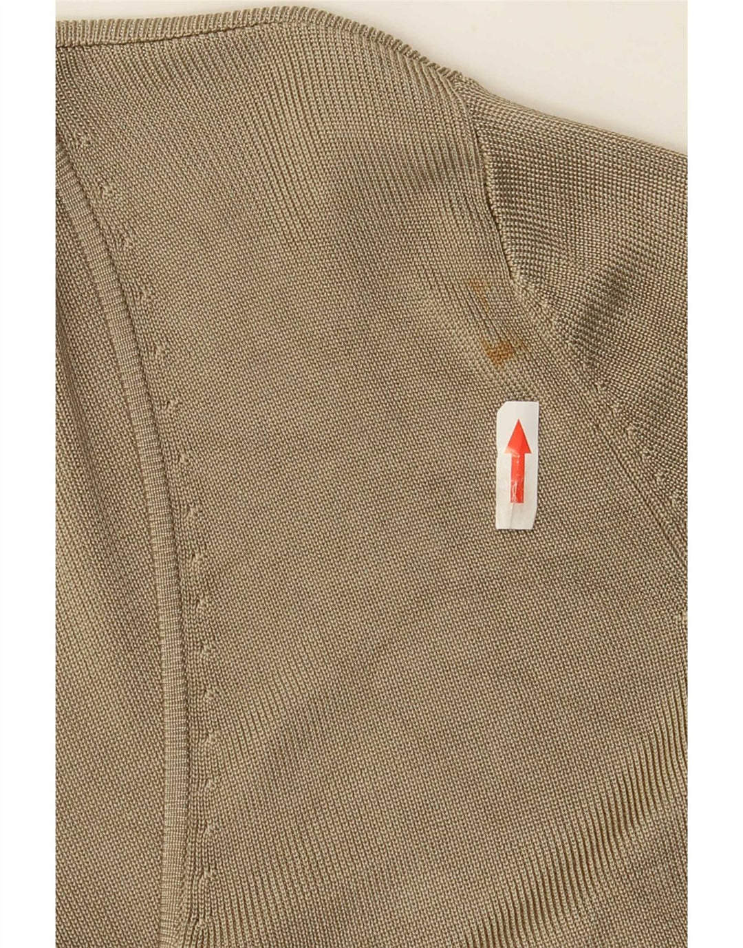 Oui Womens Cardigan Sweater UK 12 Medium Khaki Viscose