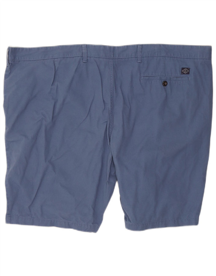 Marks & Spencer Mens Chino Shorts W48 4XL Blue Cotton