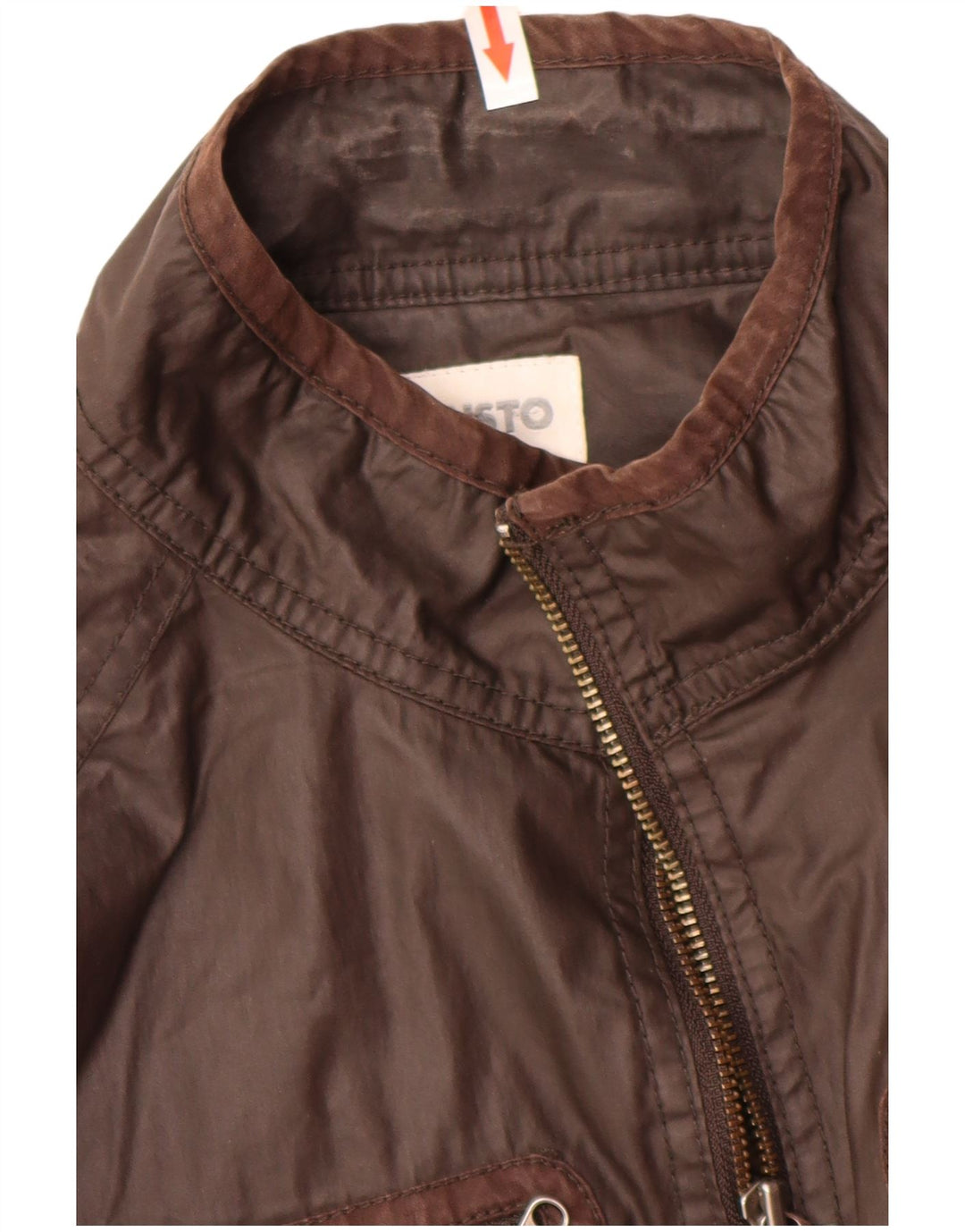 Musto Womens Utility Jacket UK 14 Large Brown Cotton