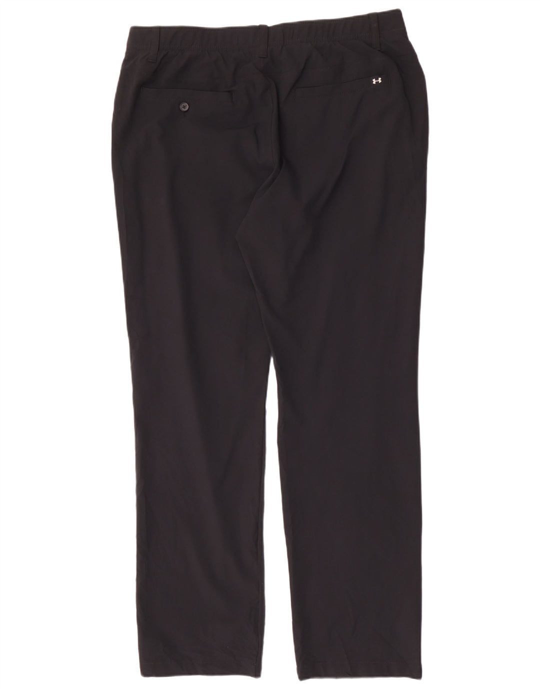 Pantaloni chino dritti da uomo UNDER ARMOUR W38 L32 poliestere nero