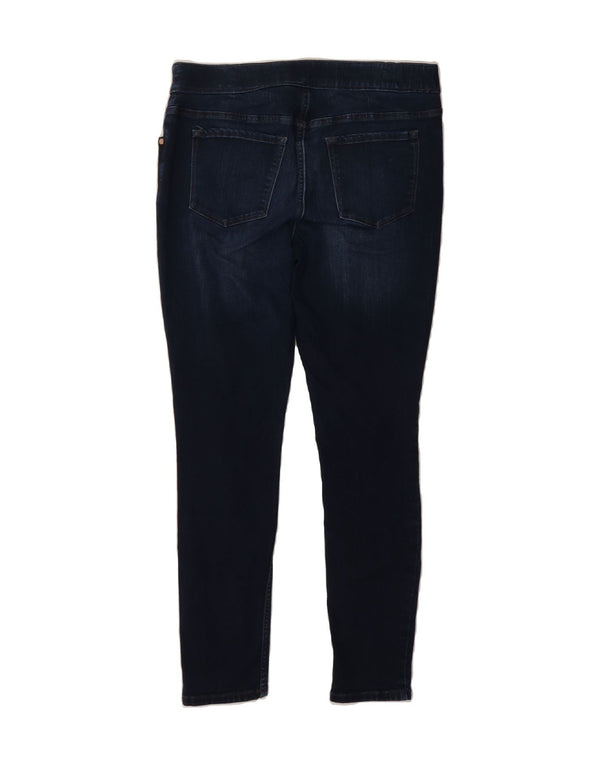 LEE Womens Riders Mid Rise Skinny Jeans US 8 Medium W39 L28 Navy Blue