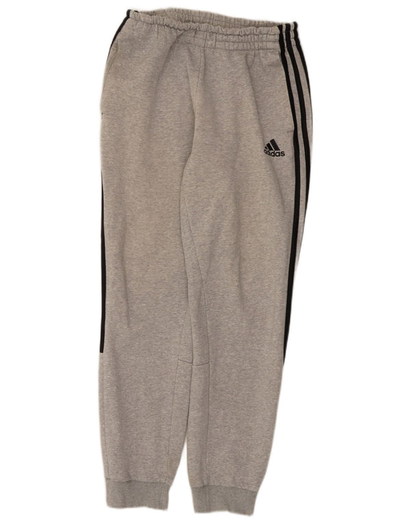 Pantaloni da tuta da uomo Adidas Joggers piccoli in cotone grigio