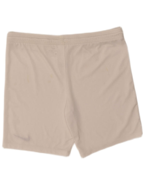 Nike Mens Dri Fit Sport Shorts Grande Poliéster Branco