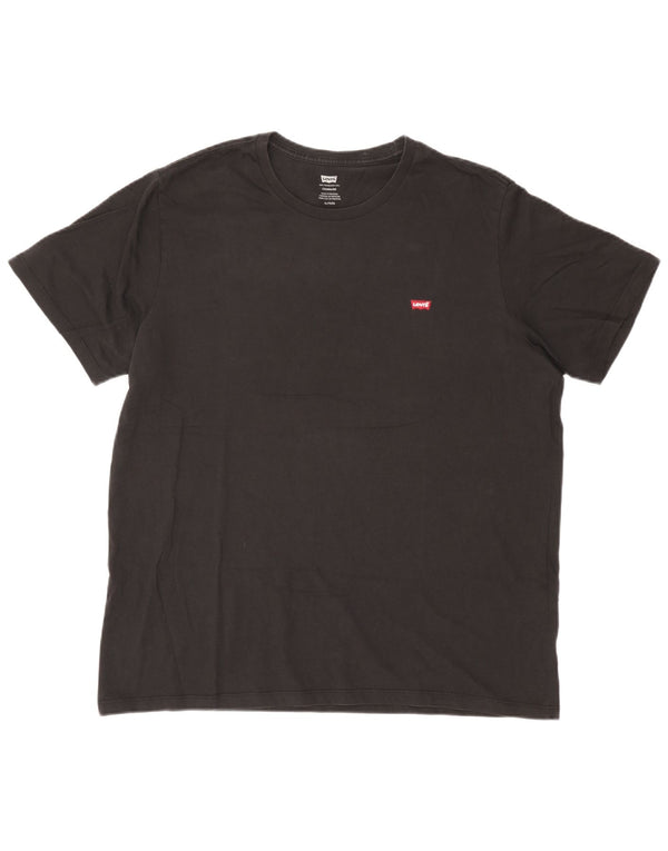 Levi's Mens Standard T-Shirt Top XL Black Cotton