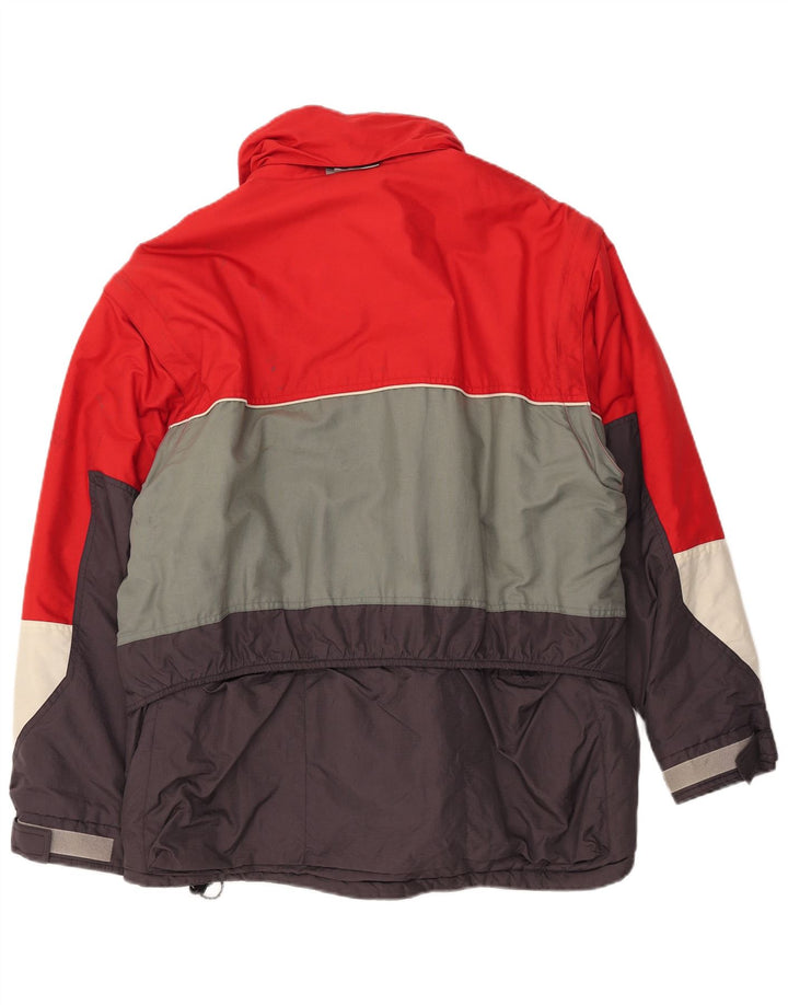 Anzi Besson Mens Windbreaker Jacket UK 42 XL Multicoloured Colourblock