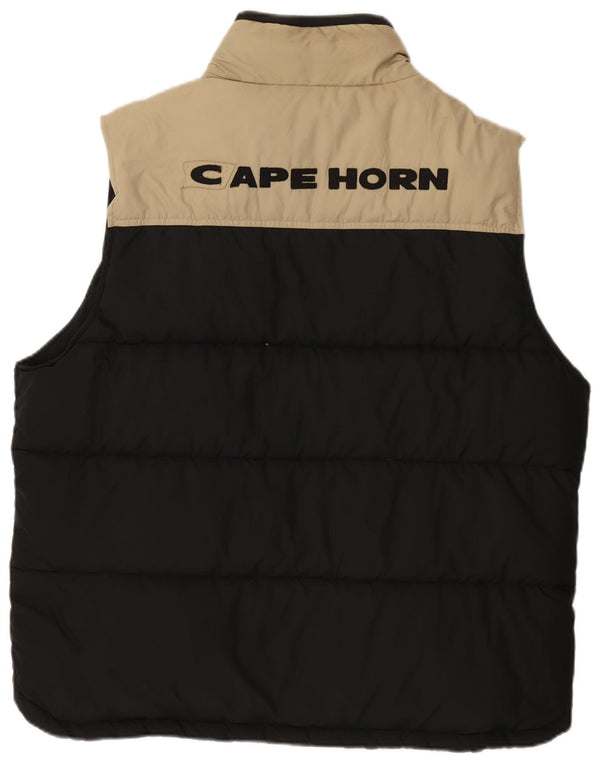Colete acolchoado masculino Cape Horn UK 42 XL preto colorblock