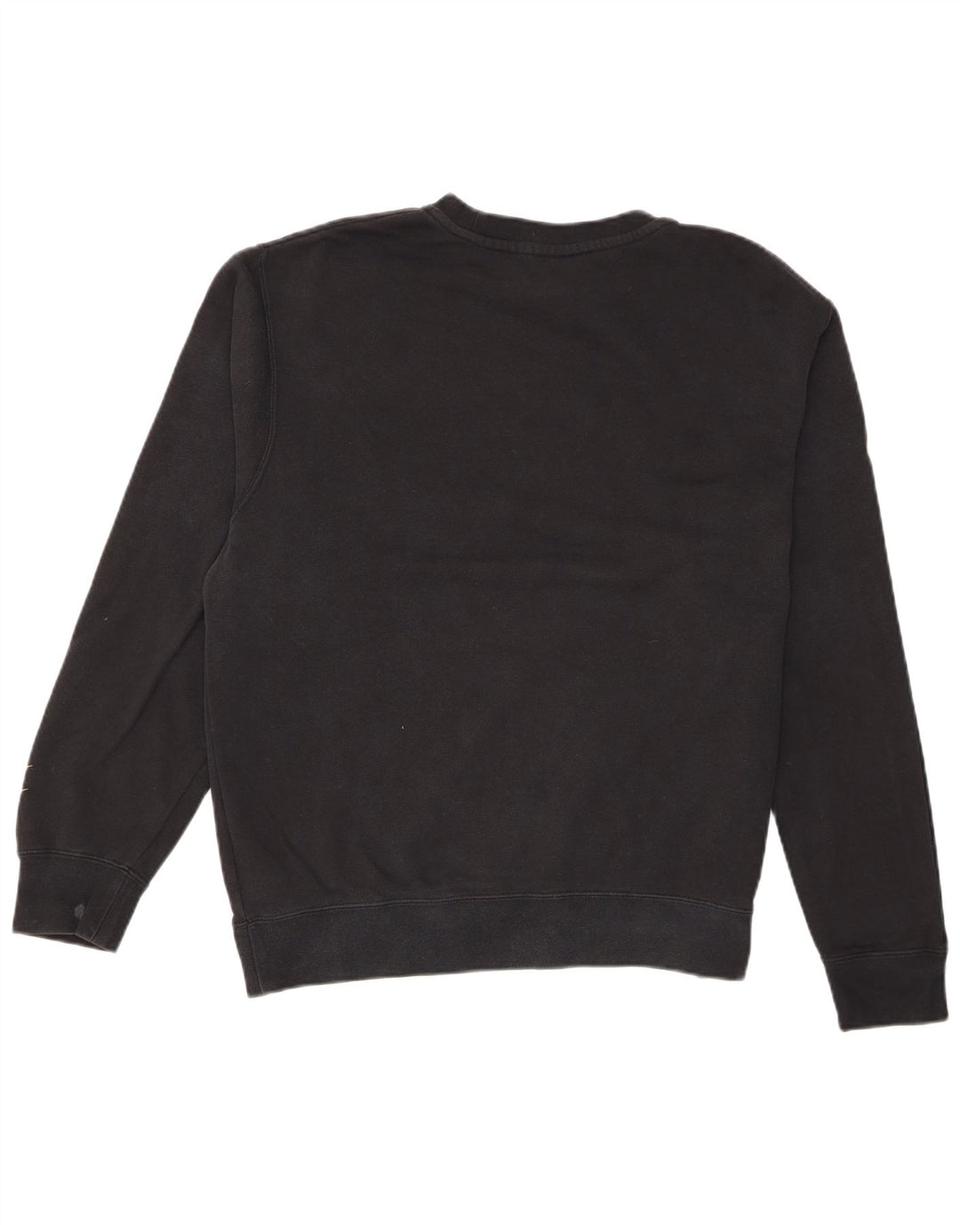 Nike Mens Swoosh Graphic Sweatshirt Jumper Medium Black Cotton
