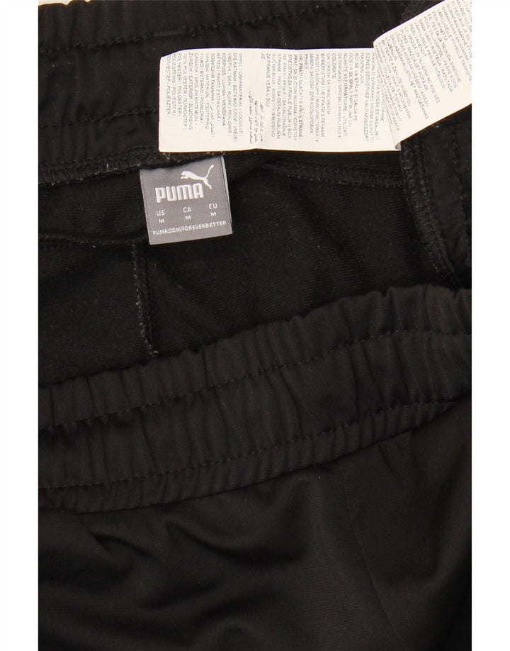 Puma Mens Tracksuit Trousers Joggers Medium  Black Polyester