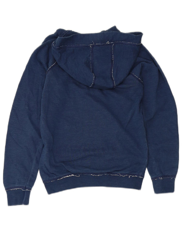 Armani Junior Garçon Zip Sweat à Capuche 9-10 Ans Bleu Marine Coton