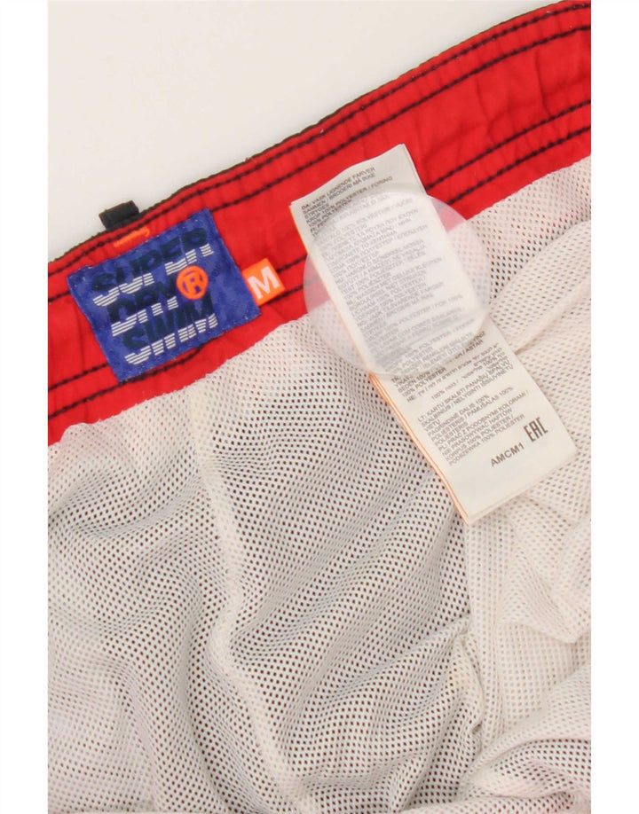 Superdry Mens Graphic Swimming Shorts Medium W32 L5 Navy Blue Polyester
