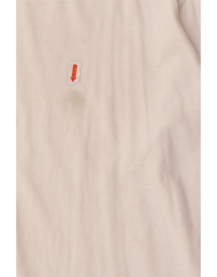 REPLAY Mens Top Long Sleeve Medium White Cotton