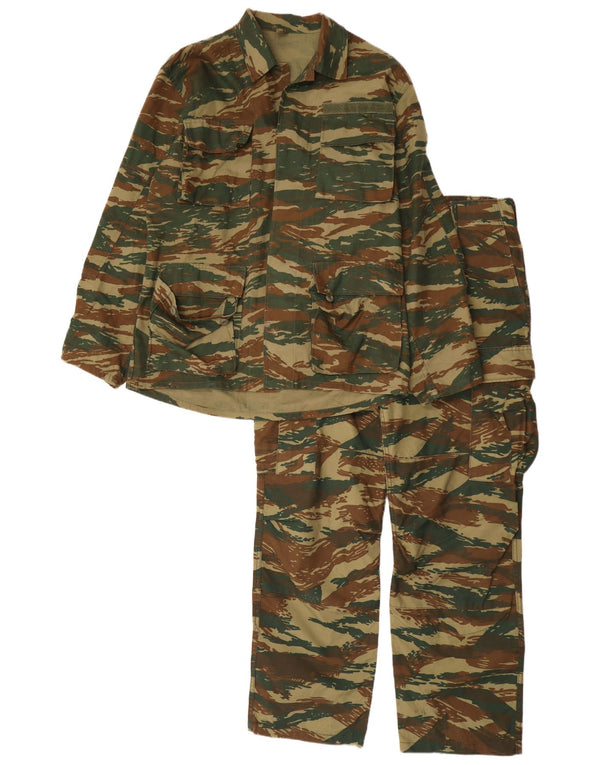 Vintage Mens Hunting 2 Piece Set Medium W34 L30 Green Camouflage