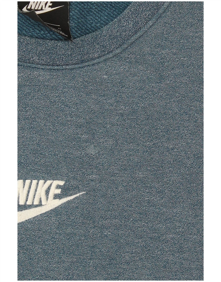 Męska bluza dresowa Nike, średnia niebieska, bawełniana
