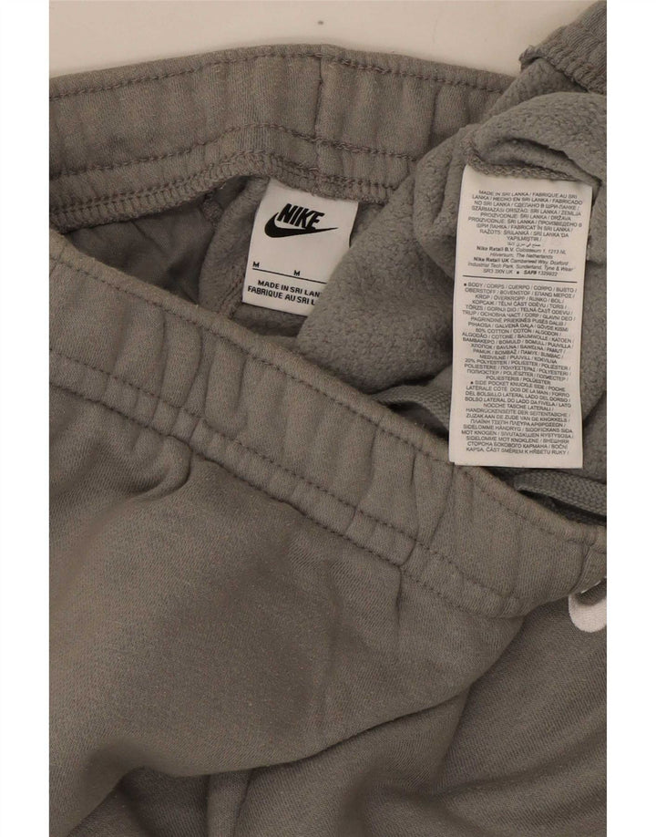 Nike Mens Tracksuit Trousers Joggers Medium Grey Cotton