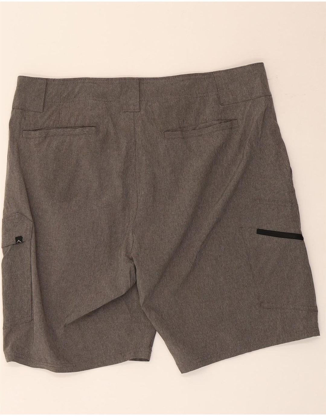 Denali Mens Cargo Shorts W36 Large Grey Polyester