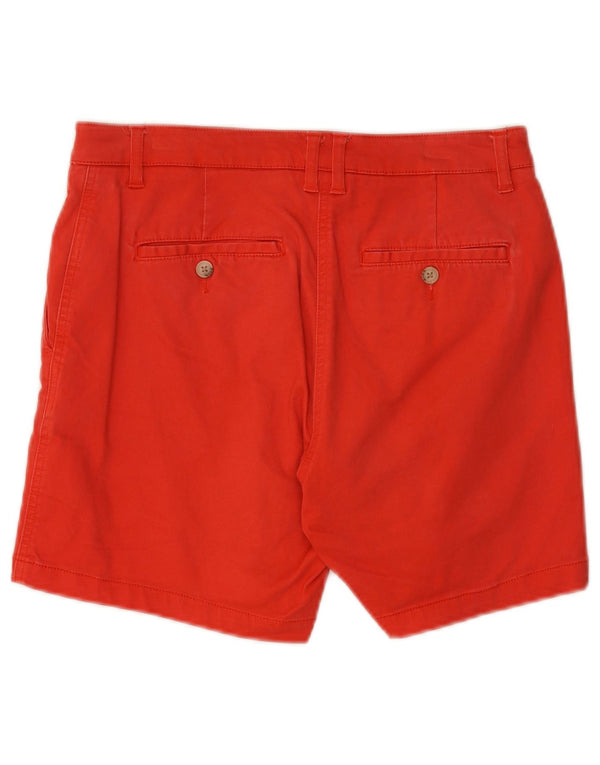 Joules Womens Chino Shorts UK 10 Small W30 Red Cotton