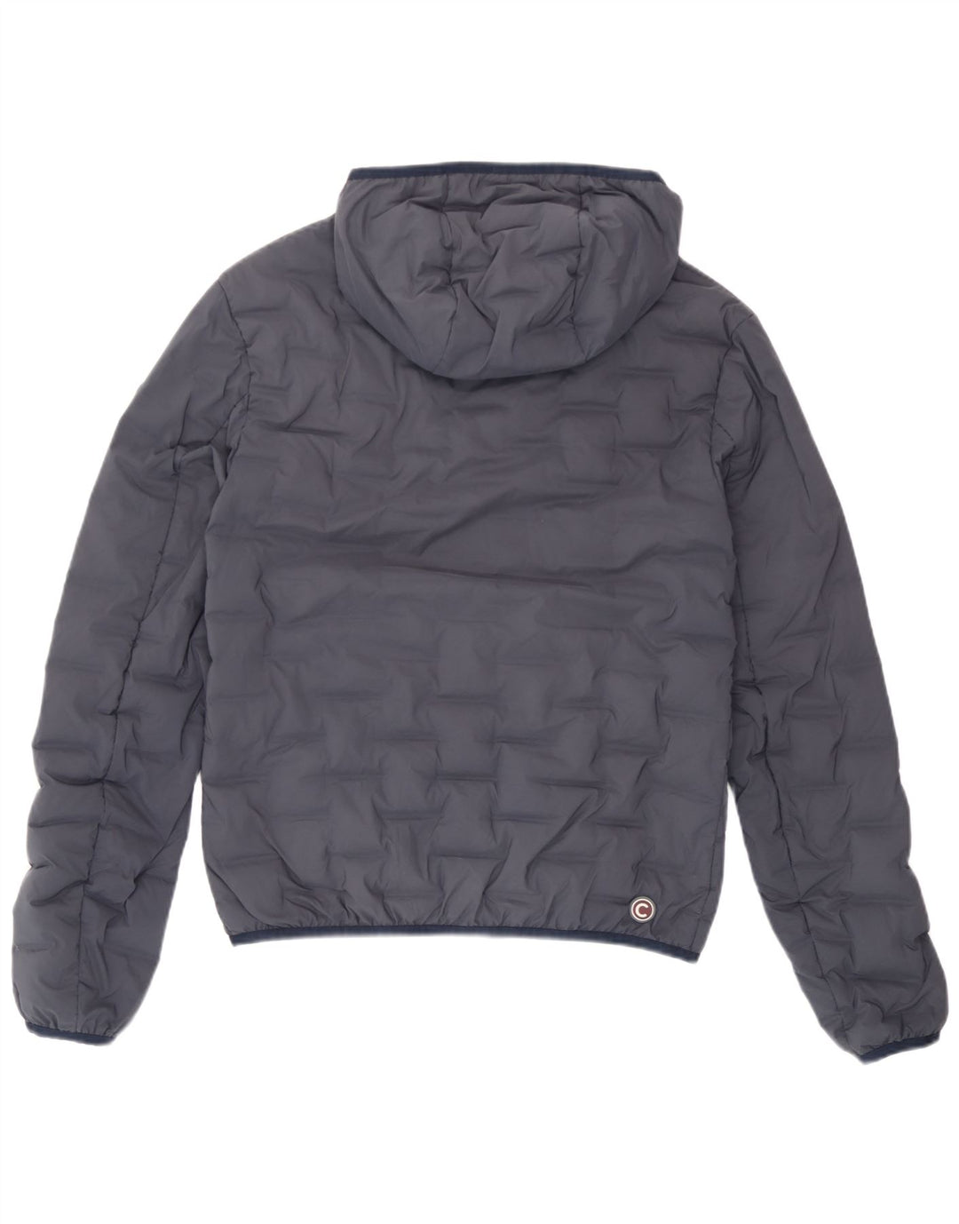 Colmar Womens Hooded Padded Jacket IT 46 Large Navy Blue Polyester