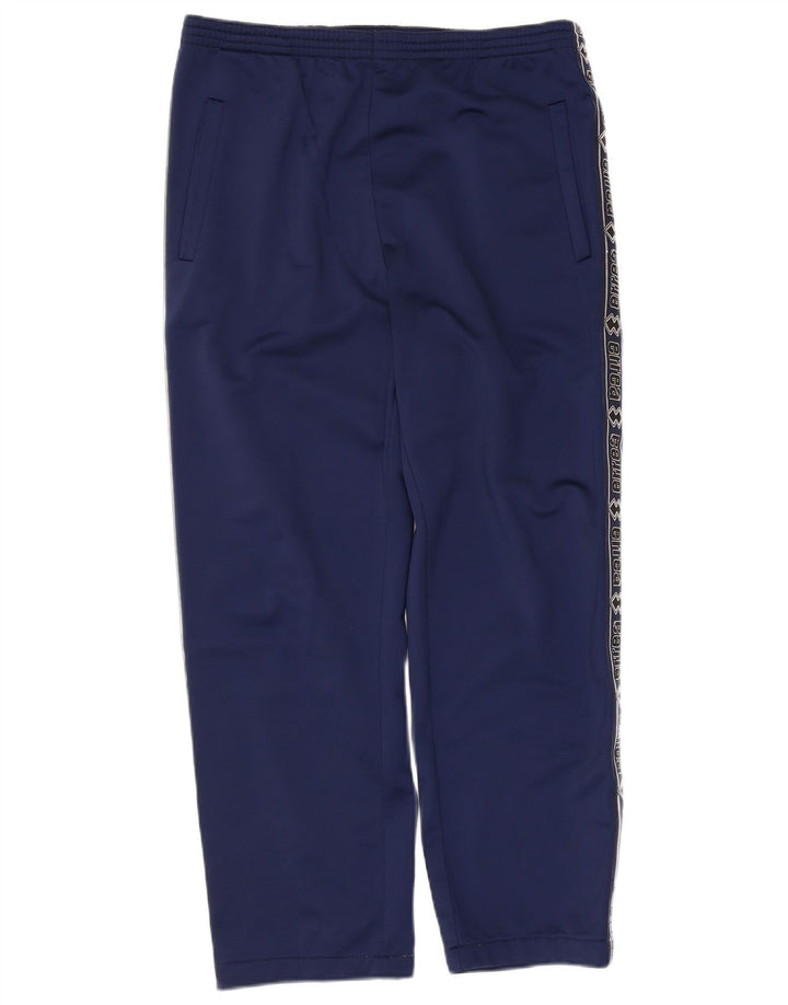 Errea Mens Graphic Tracksuit Trousers Medium  Navy Blue Polyester