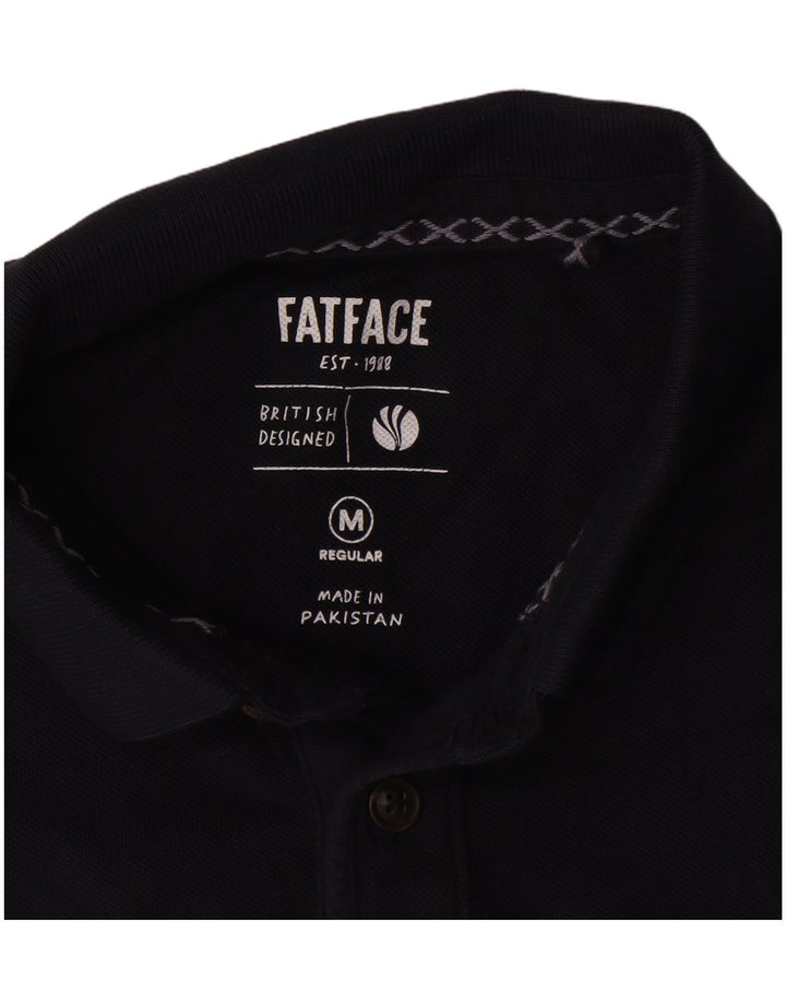 Męska koszulka polo Fat Face Regular, średnia, granatowa bawełna