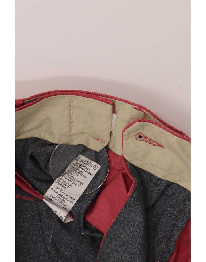 Marks & Spencer Herre Regular Fit Chino Shorts W32 Medium Pink Bomuld