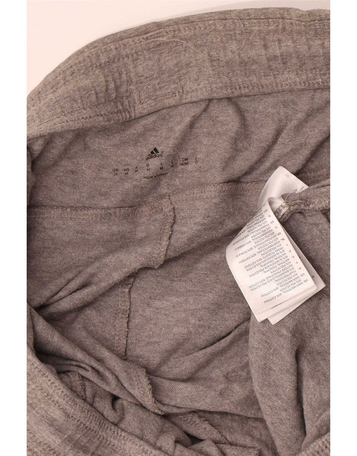 Adidas Mens Graphic Sport Shorts Medium Grey Flecked Cotton