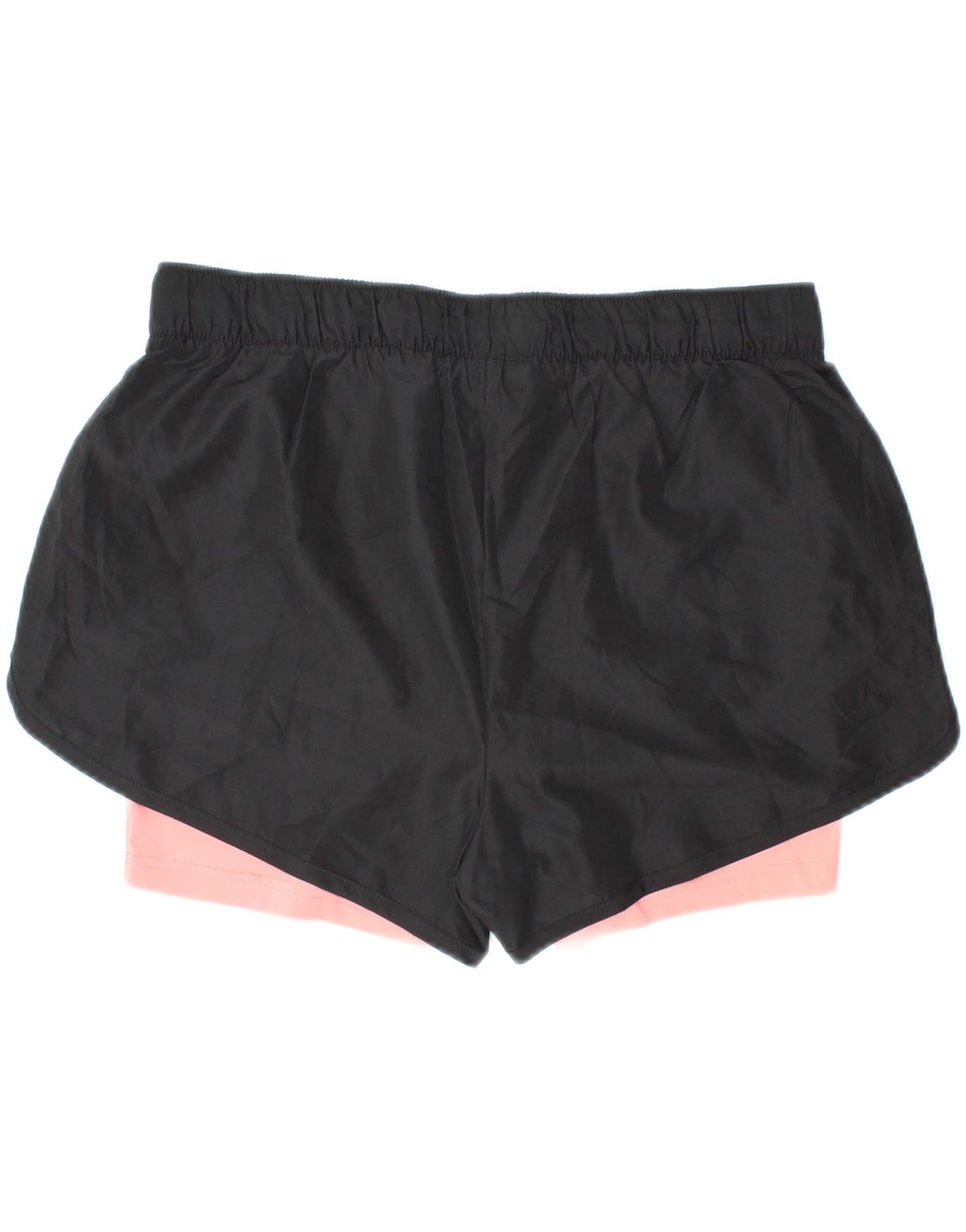 CRIVIT Womens Sport Shorts UK 14/16 Medium  Black Colourblock Polyester