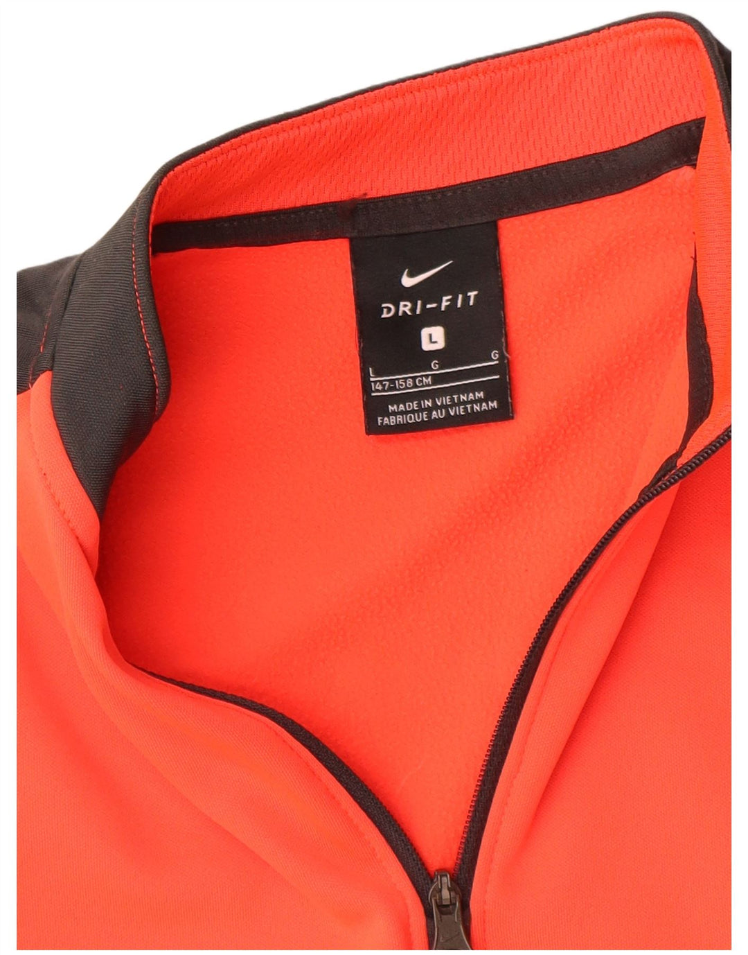 Nike Boys Dri Fit Graphic Pullover Tracksuit Top 12-13 Years Large Orange