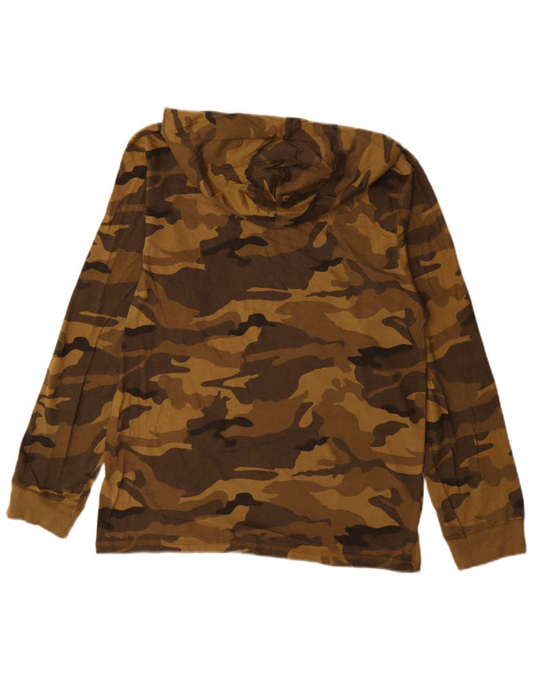 Wrangler Boys Hættetrøje Langærmet 15-16 år 2XL Khaki Camouflage
