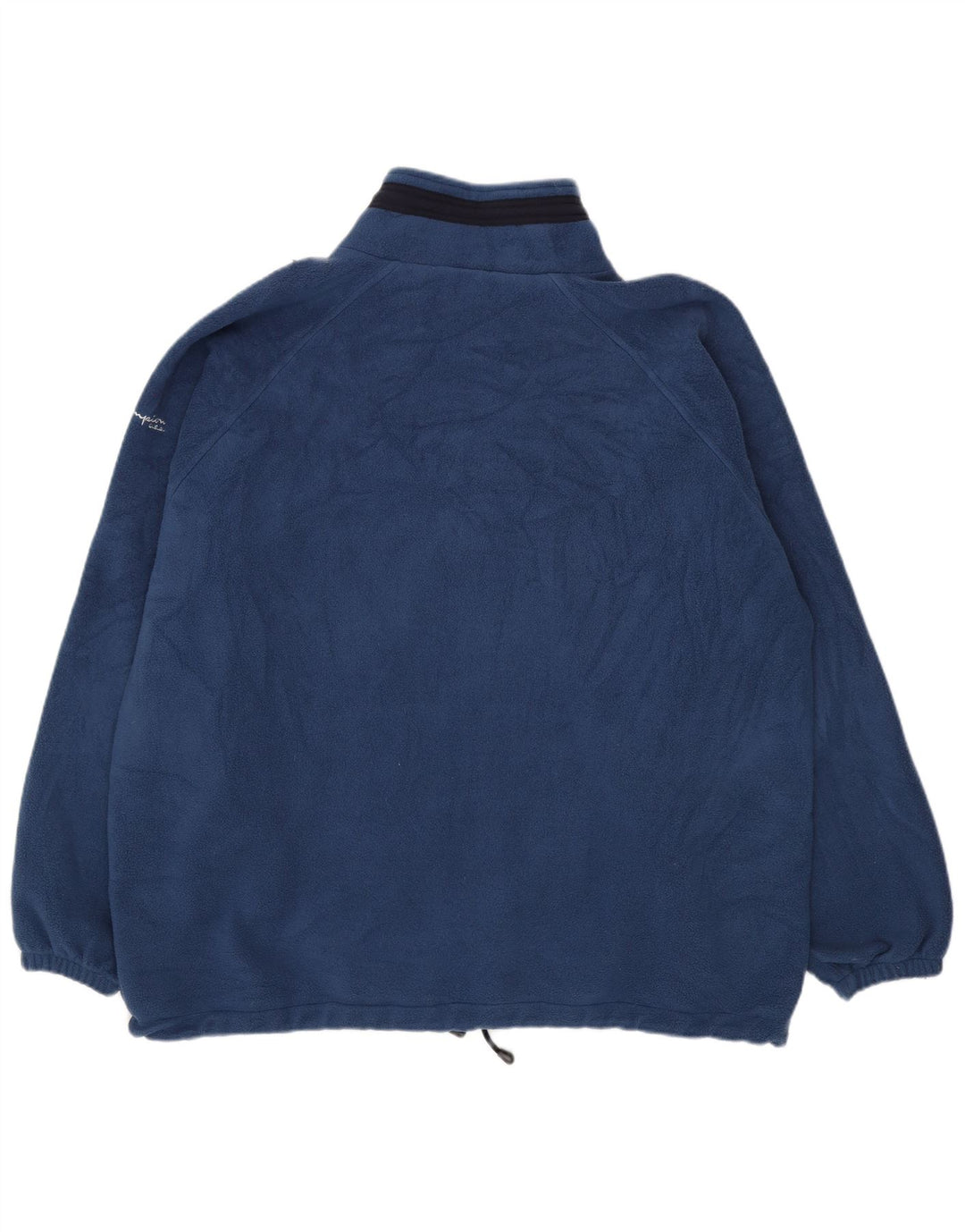 Champion Mens Fleece Jacket UK 44 2XL Blue Polyester