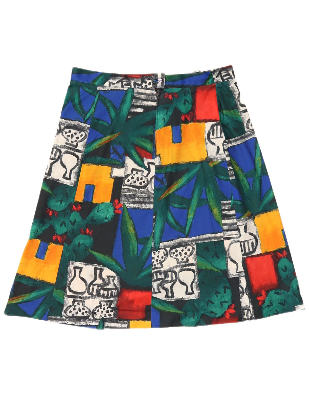 VINTAGE Womens A-Line Skirt IT 46 Large W32  Multicoloured