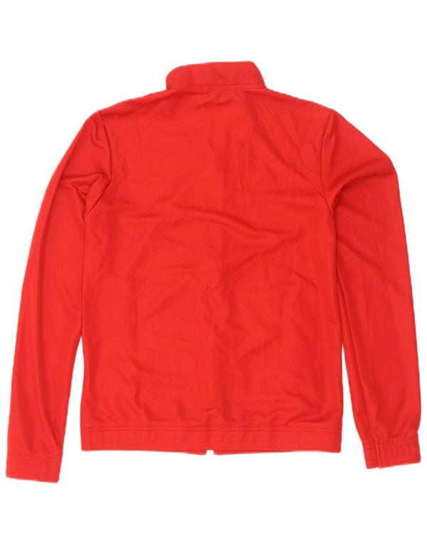 Adidas Damen Aeroready Trainingsanzug Top Jacke UK 8/10 Small Rot Polyester