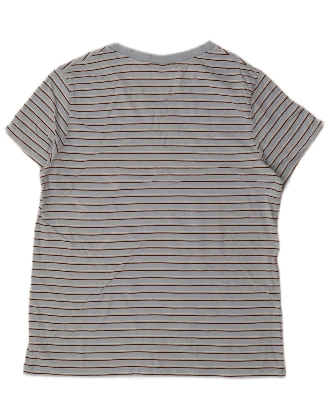 Levi's Mens T-Shirt Top Medium Blue Striped Cotton