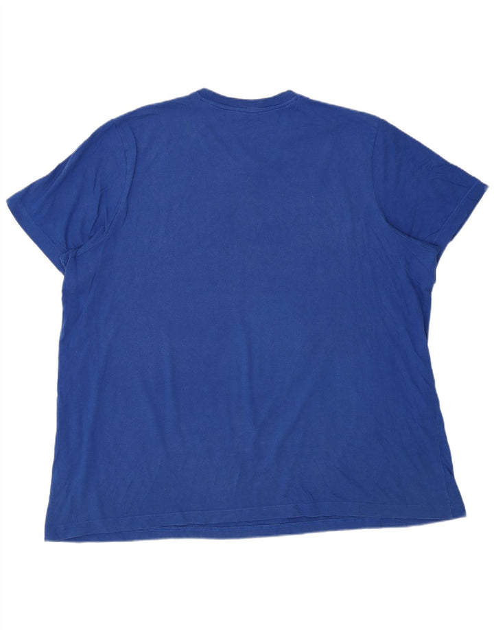 Adidas Herre grafisk T-shirt Top 2XL Blå