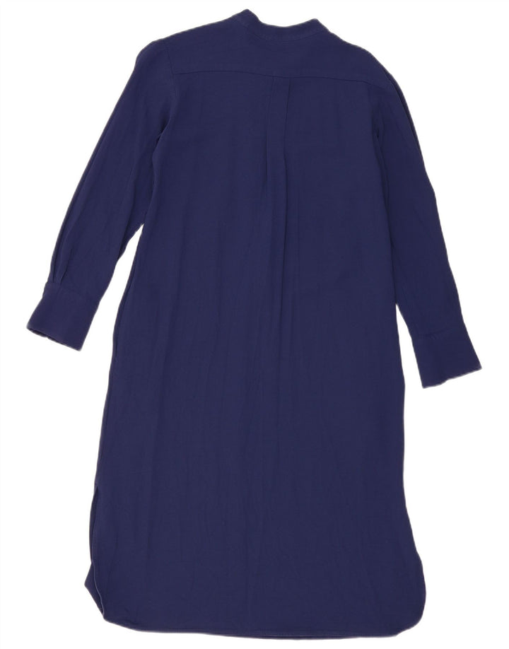 Max Mara Womens Weekend Long Sleeve Maxi Dress UK 14 Medium Navy Blue
