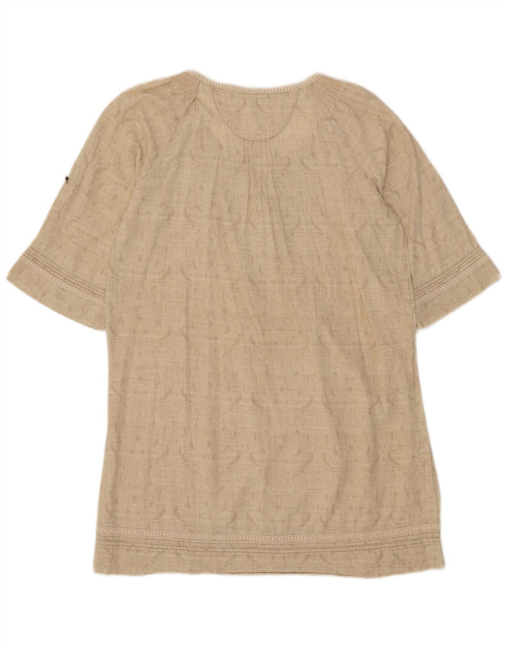 Zara Womens Oversized Tent Dress UK 10 Small Beige