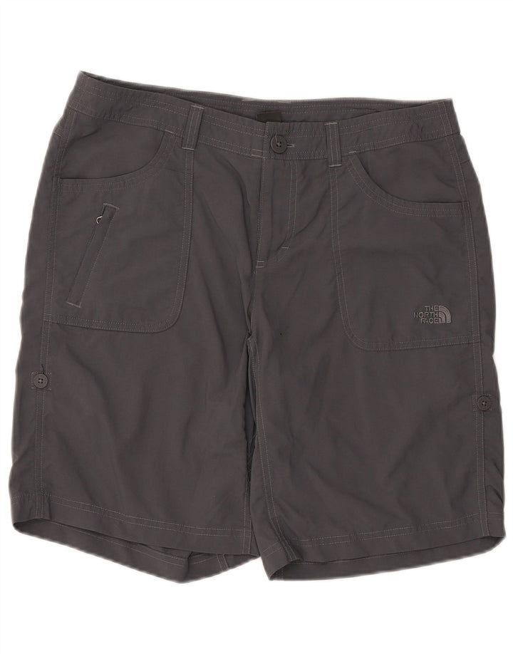 THE NORTH FACE Womens Cargo Shorts US 10 Large W32 Grey Nylon