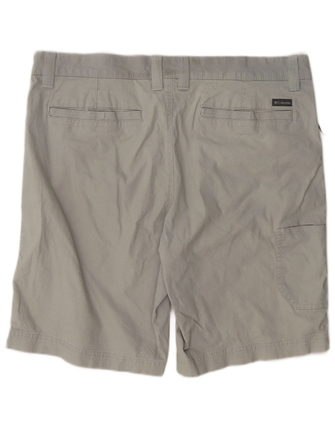 Columbia Mens Regular Fit Cargo Shorts W36 Large Blue Cotton