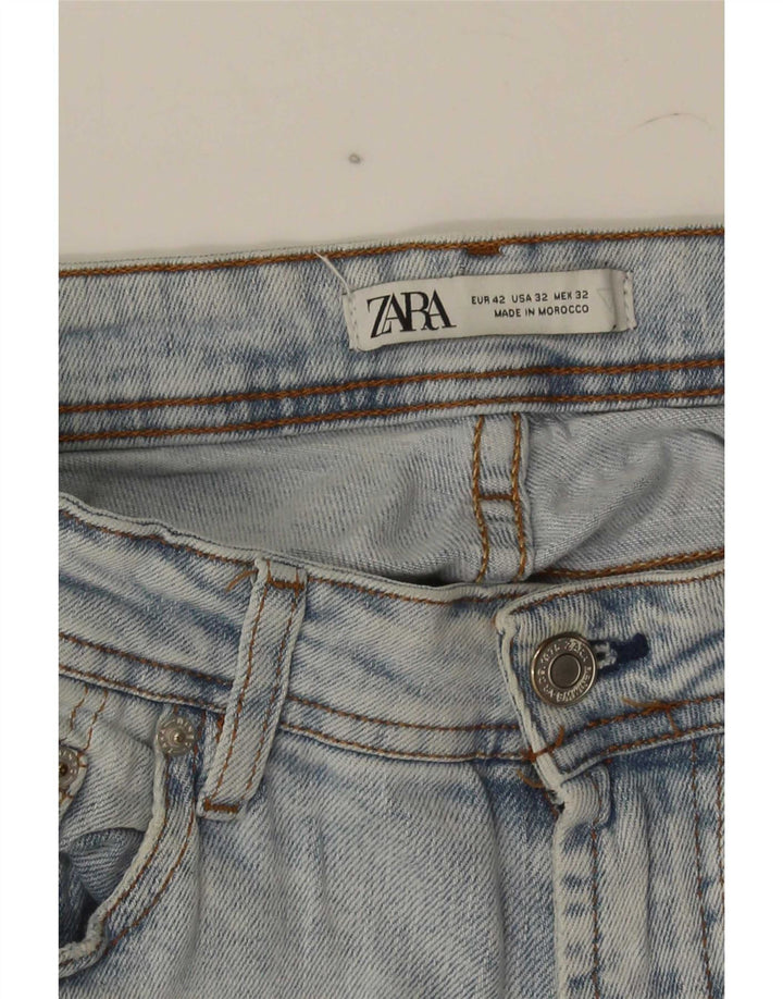 Zara Mens Slim Jeans EU 42 Large W32 L29 Blue