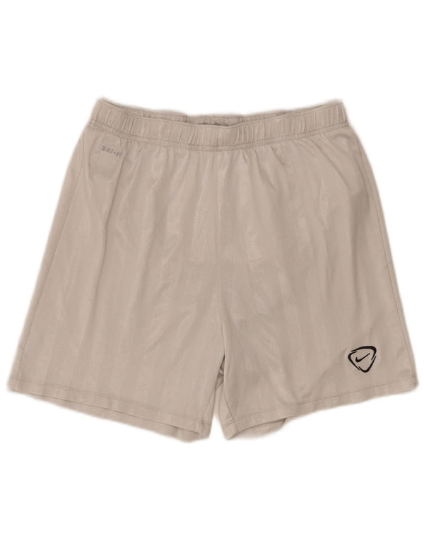 Nike Mens Dri Fit Sport Shorts Medium White Striped Polyester