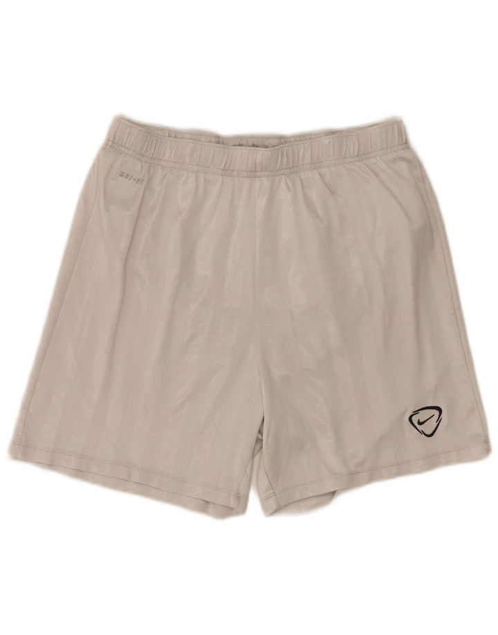 Nike Mens Dri Fit Sport Shorts Medium White Striped Polyester
