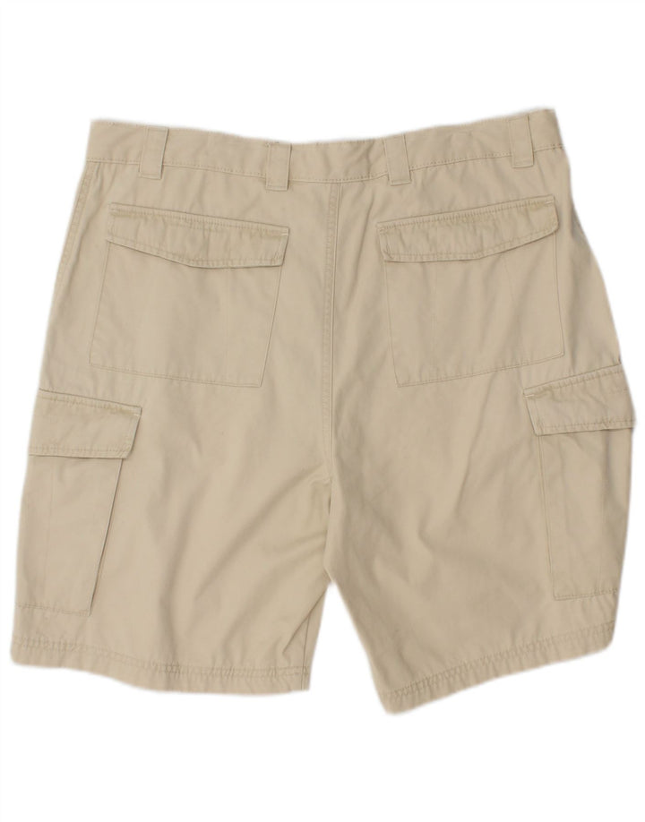 KAPPA Mens Cargo Shorts Medium W32  Beige Cotton