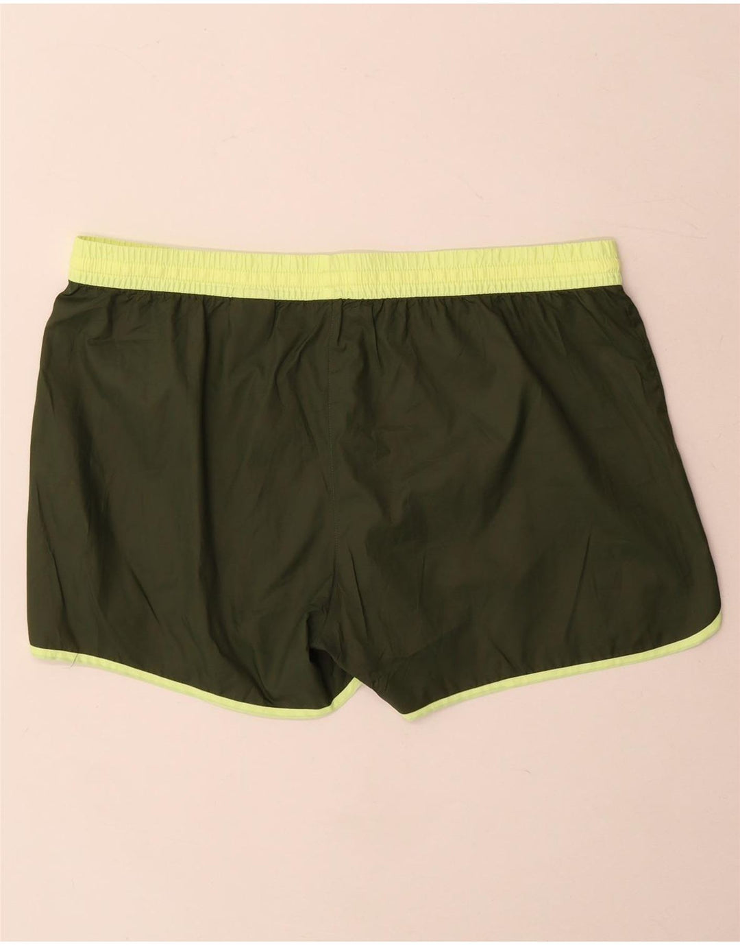 Pantaloncini sportivi Reebok da donna UK 16 Large Khaki Poliestere